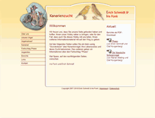 Tablet Screenshot of kanarien-ei.de